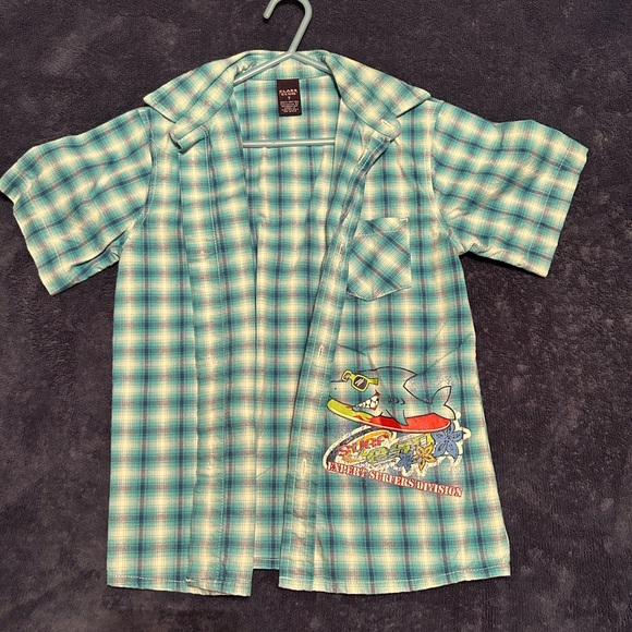 CLASS CLUB Boys Button Up Short Sleeve Shirt - Picture 1 of 2